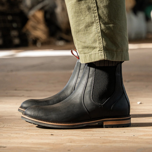 GARSTANG // BLACK-Men's Chelsea | LANX Proper Men's Shoes
