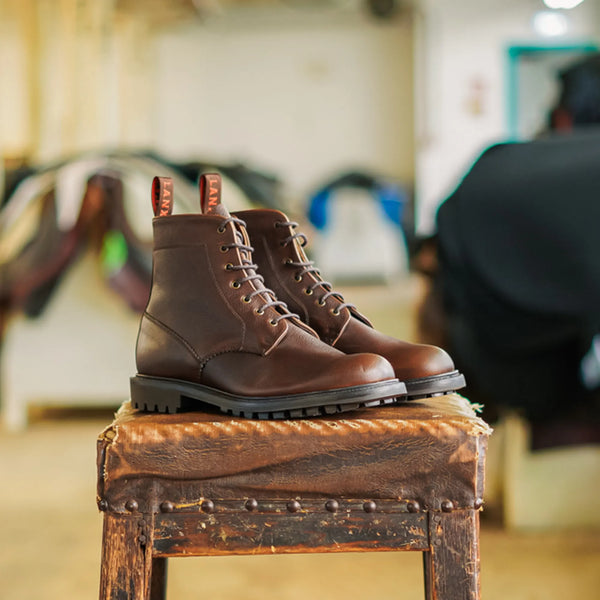 TIMPERLEY // BROWN GRAINED-Men's Boots | LANX Proper Men's Shoes