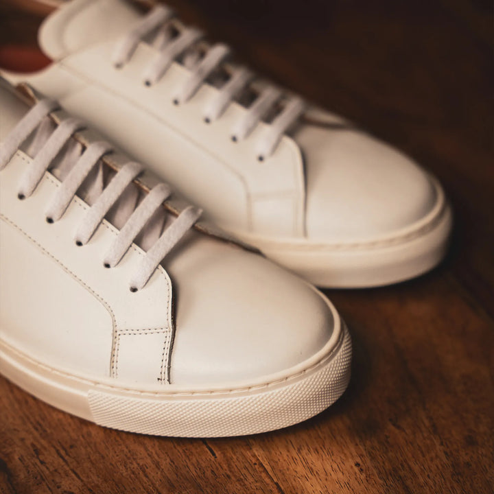 ANCOATS // WHITE & GREEN-Men's Casual | LANX Proper Men's Shoes