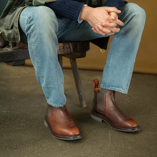 BACUP // CARAMEL-Men's Chelsea | LANX Proper Men's Shoes