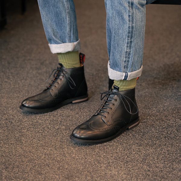 BAYLEY // BLACK-Men's Boots | LANX Proper Men's Shoes