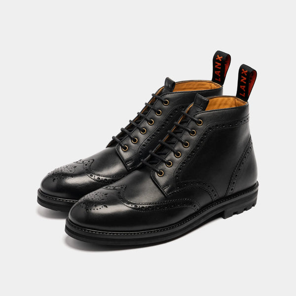 BAYLEY // BLACK-Men's Boots | LANX Proper Men's Shoes
