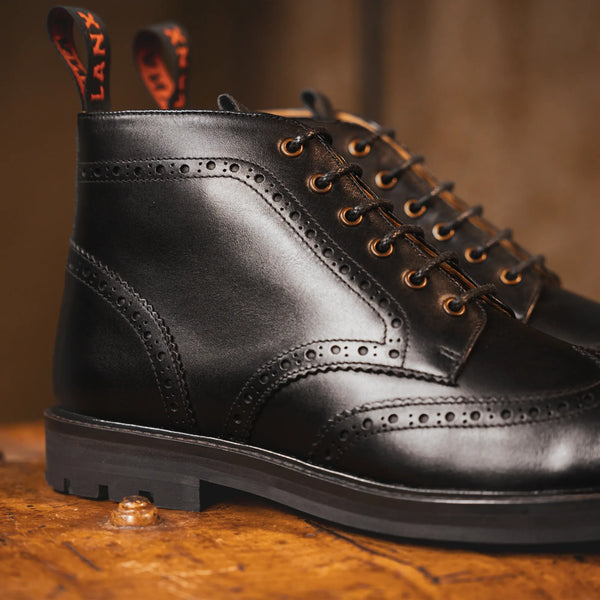 BAYLEY // BLACK-Men's Boots | LANX Proper Men's Shoes