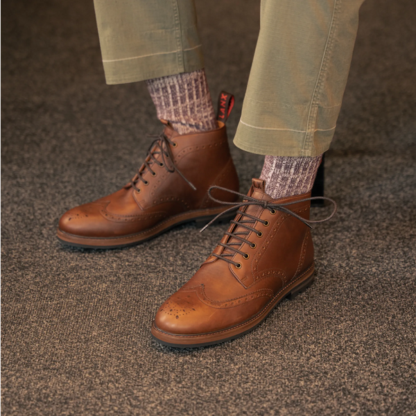 BAYLEY // CONKER DISTRESSED-Men's Boots | LANX Proper Men's Shoes