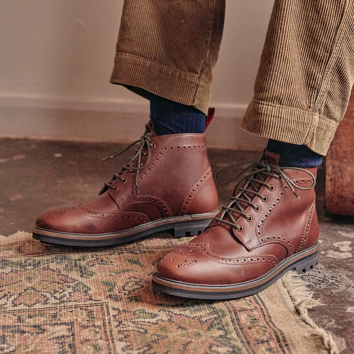 BAYLEY // CONKER & KHAKI-Men's Boots | LANX Proper Men's Shoes
