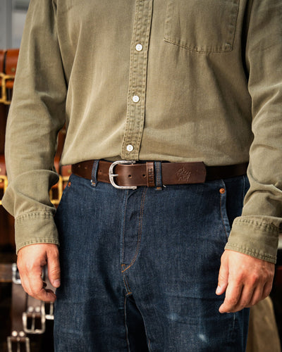 BLEASDALE / BROWN-Belt | LANX Proper Men's Shoes