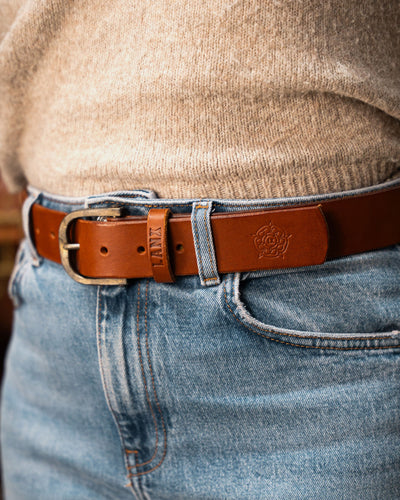 BLEASDALE / TAN-Belt | LANX Proper Men's Shoes