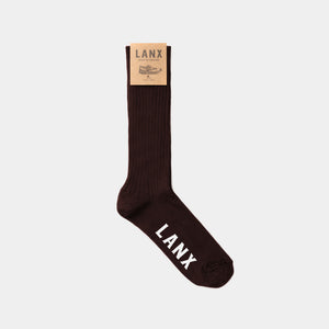 DRESS SOCK / BROWN