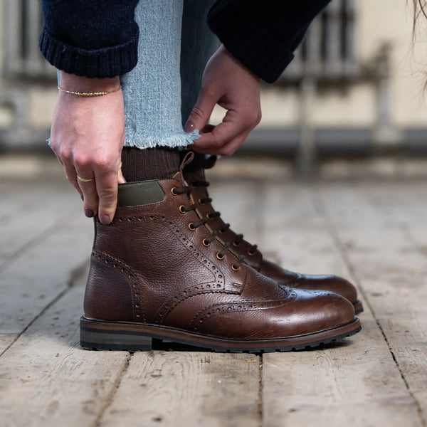 CHIPPING / CHESTNUT & KHAKI-Women’s Boots | LANX Proper Men's Shoes