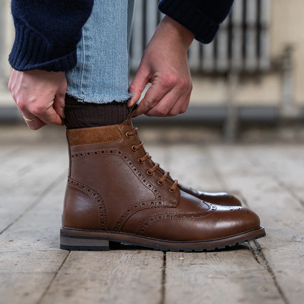 CHIPPING / CONKER DISTRESSED-Women’s Boots | LANX Proper Men's Shoes