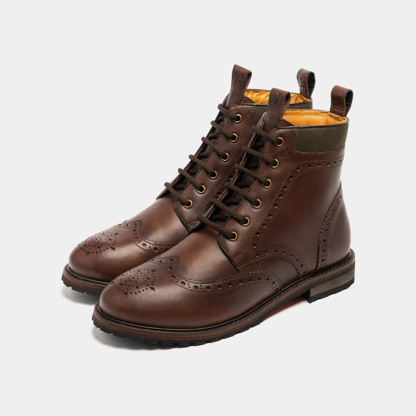 CHIPPING / MAHOGANY & KHAKI-Women’s Boots | LANX Proper Men's Shoes