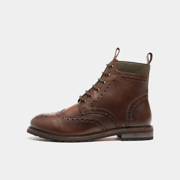 CHIPPING / MAHOGANY & KHAKI-Women’s Boots | LANX Proper Men's Shoes