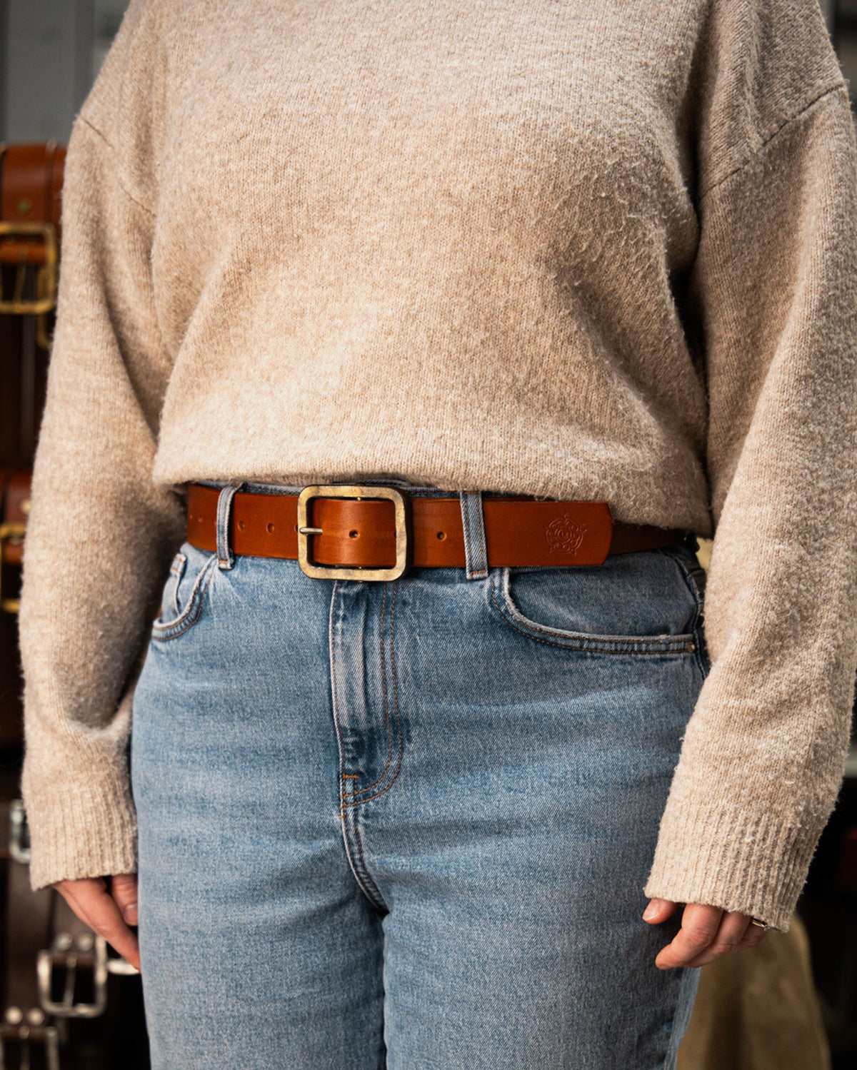 CROMWELL / TAN-Belt | LANX Proper Men's Shoes