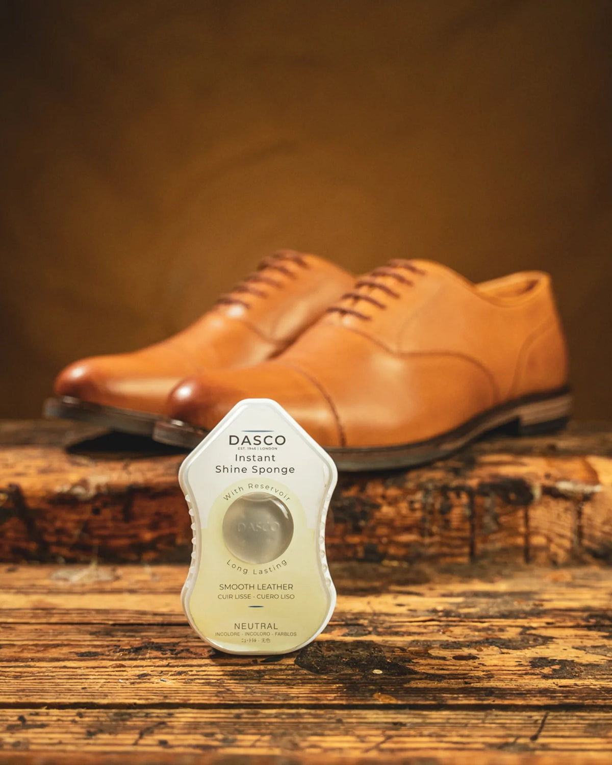 SHINE SPONGE / SMOOTH LEATHER-Shoe Care | LANX Proper Men's Shoes