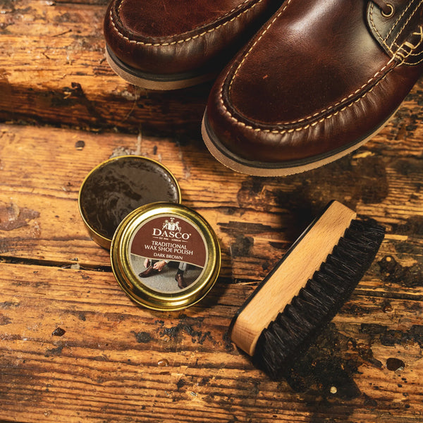 WAX POLISH / DARK BROWN-Shoe Care | LANX Proper Men's Shoes