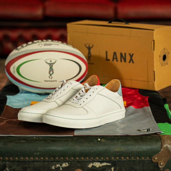 DIDSBURY // HARLEQUINS WHITE-Men's Casual | LANX Proper Men's Shoes