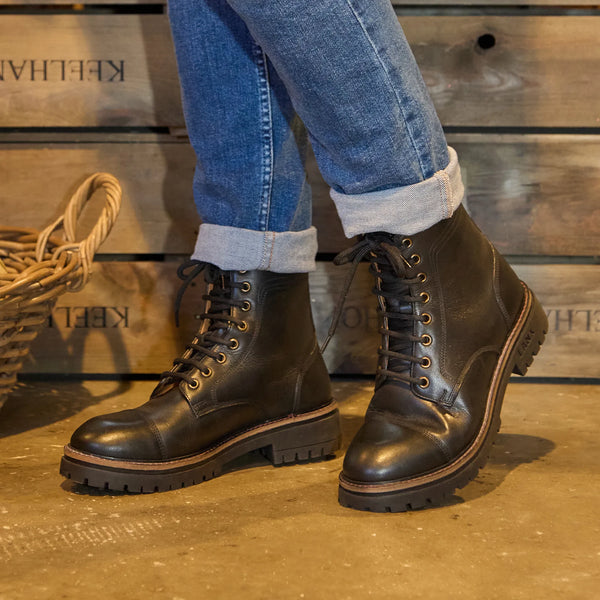 DINCKLEY / BLACK-Women’s Boots | LANX Proper Men's Shoes