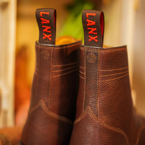 DINCKLEY / CHESTNUT GRAINED-Women’s Boots | LANX Proper Men's Shoes