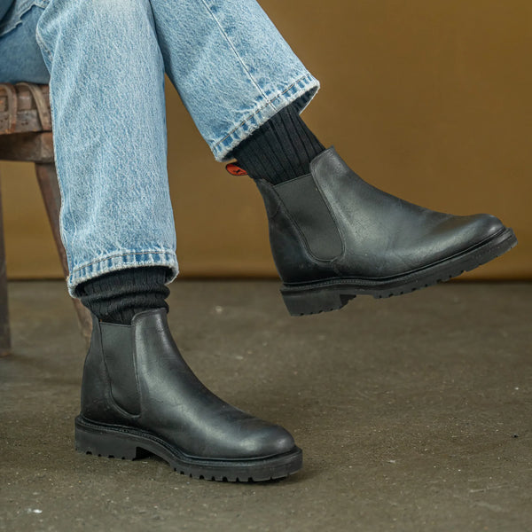 FALLBARN / BLACK-Women’s Chelsea | LANX Proper Men's Shoes