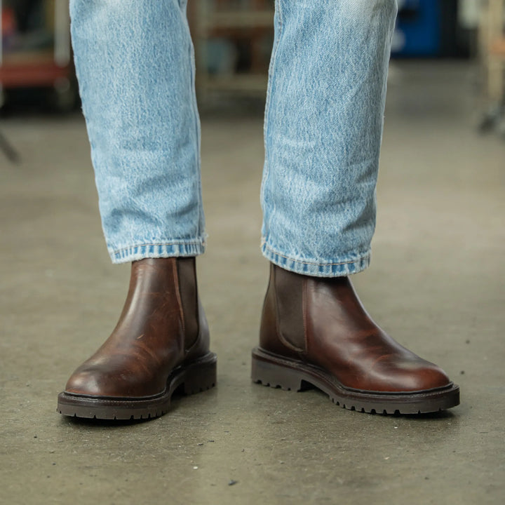 FALLBARN / CARAMEL-Women’s Chelsea | LANX Proper Men's Shoes