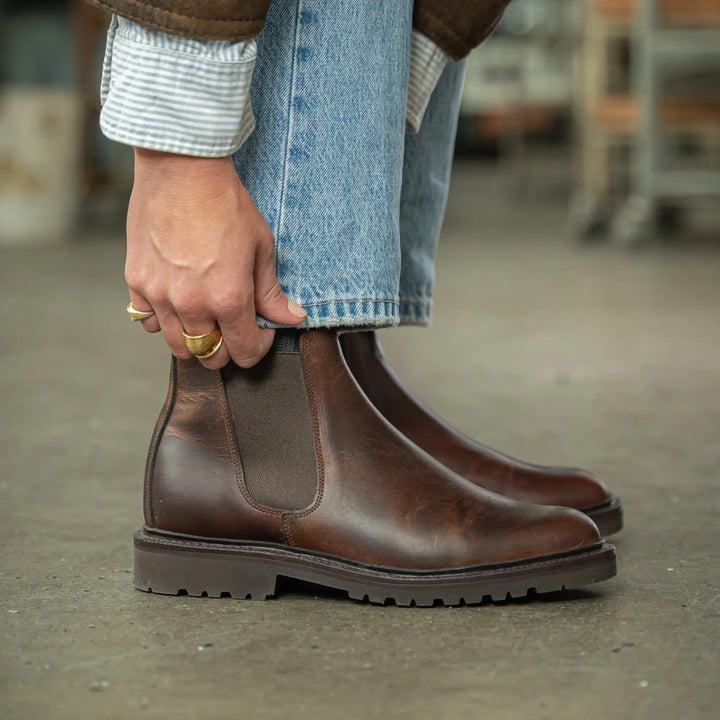 FALLBARN / CARAMEL-Women’s Chelsea | LANX Proper Men's Shoes