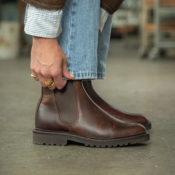 FALLBARN / CARAMEL-Women’s Chelsea | LANX Proper Men's Shoes