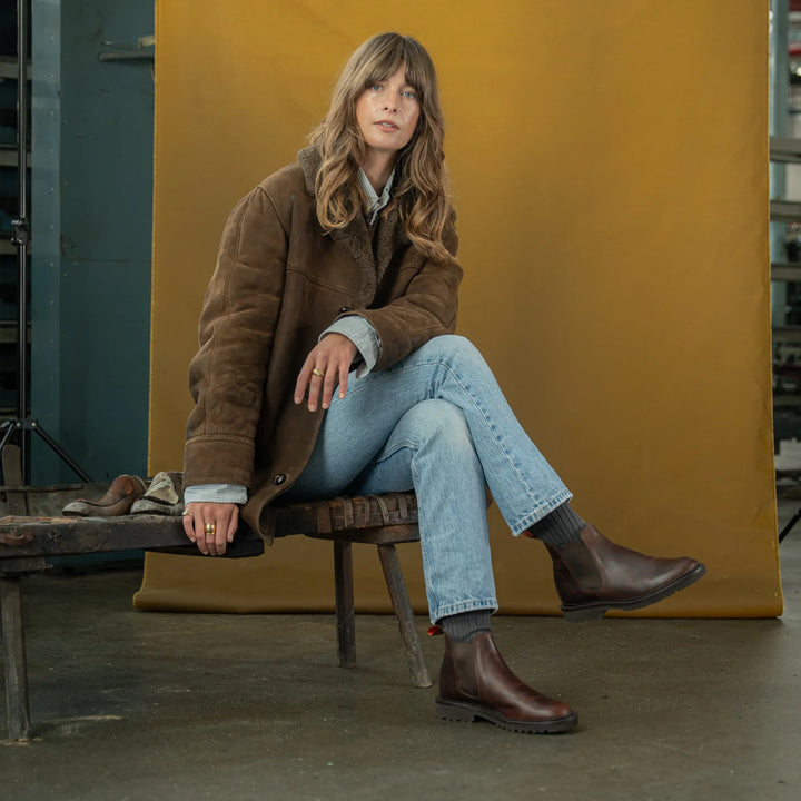 FALLBARN / CARAMEL-Women’s Chelsea | LANX Proper Men's Shoes