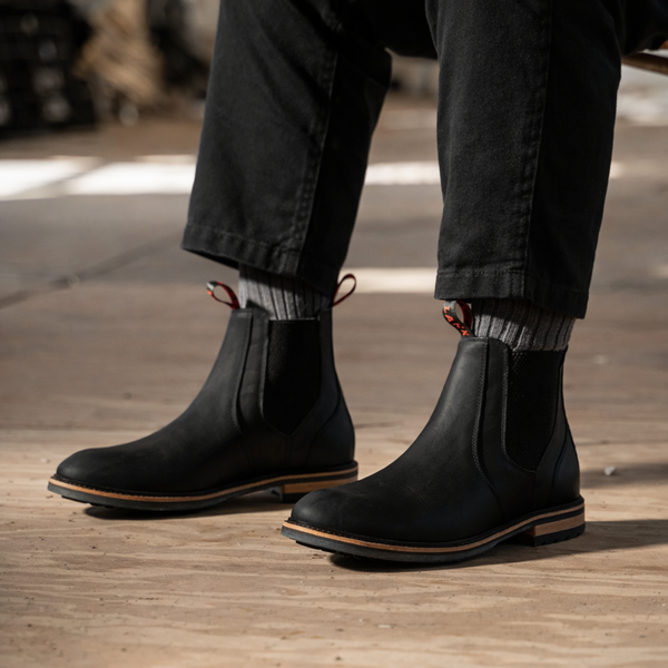 GARSTANG // BLACK-Men's Chelsea | LANX Proper Men's Shoes