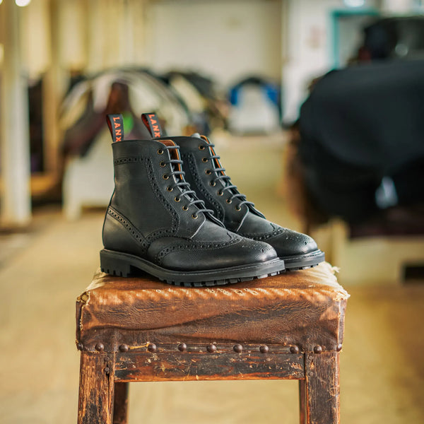 GRINDLETON // BLACK ODYSSEY-Men's Boots | LANX Proper Men's Shoes