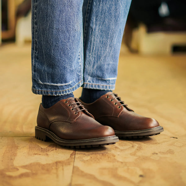 HALE // BROWN GRAINED-Men's Shoes | LANX Proper Men's Shoes