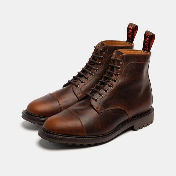 HASLINGDEN // CARAMEL-Men's Boots | LANX Proper Men's Shoes