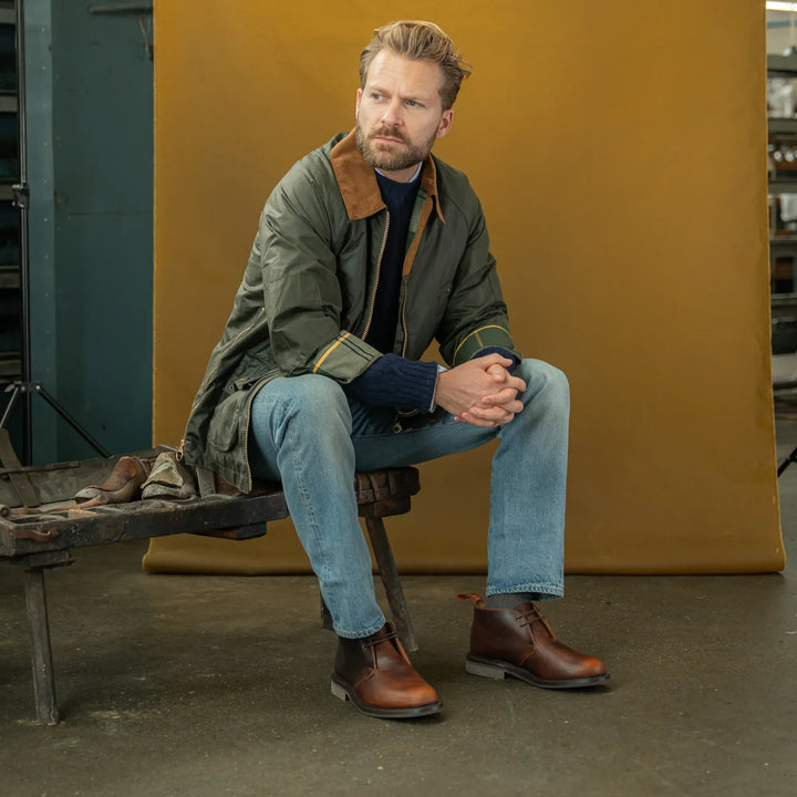 HELMSHORE // CARAMEL-Men's Boots | LANX Proper Men's Shoes