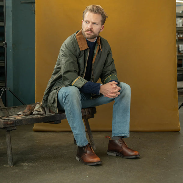 HELMSHORE // CARAMEL-Men's Boots | LANX Proper Men's Shoes