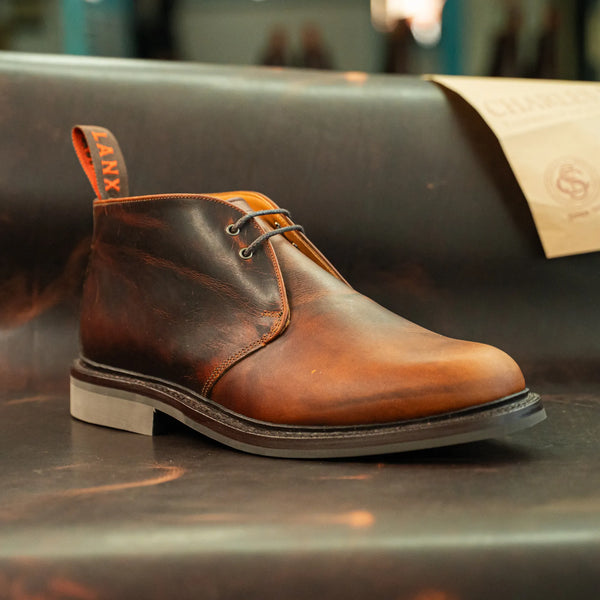 HELMSHORE // CARAMEL-Men's Boots | LANX Proper Men's Shoes