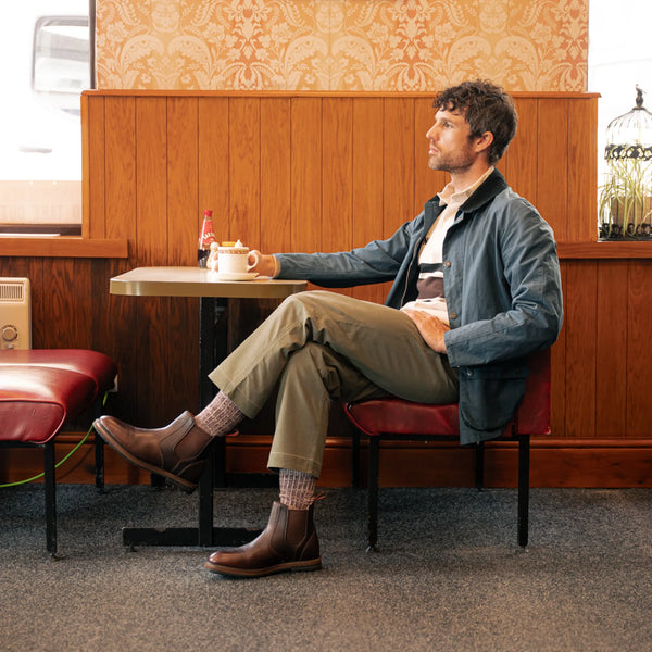 HOGHTON // CHESTNUT GRAINED-Men's Chelsea | LANX Proper Men's Shoes