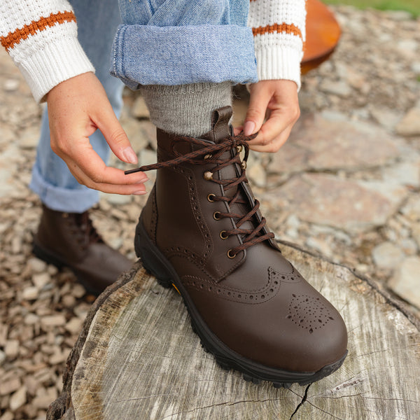 HOTHERSALL / BROWN DISTRESSED-Women’s Outdoor | LANX Proper Men's Shoes