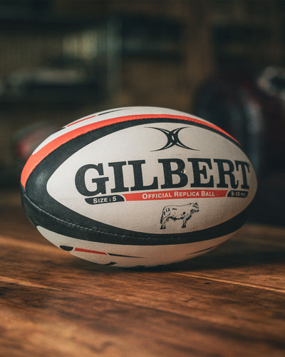 WEBB ELLIS / WHITE, BLACK & KOI-Rugby Ball | LANX Proper Men's Shoes