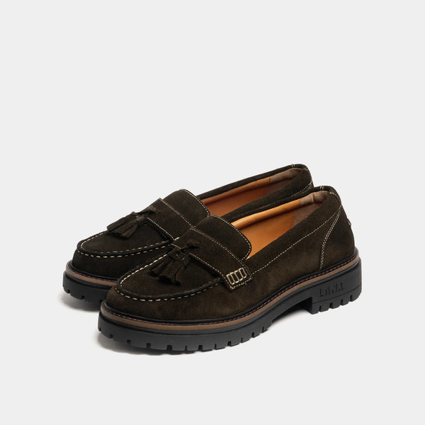 HARWOOD / KHAKI-Women’s Shoes | LANX Proper Men's Shoes