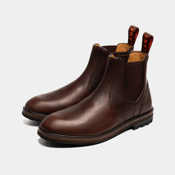 HOGHTON // CHESTNUT GRAINED-Men's Chelsea | LANX Proper Men's Shoes