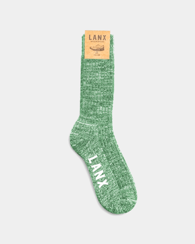 FLECK SOCK / PEA GREEN-Socks | LANX Proper Men's Shoes