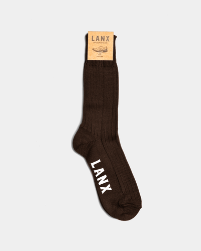THICK SOCK / CHOCOLATE-Socks | LANX Proper Men's Shoes