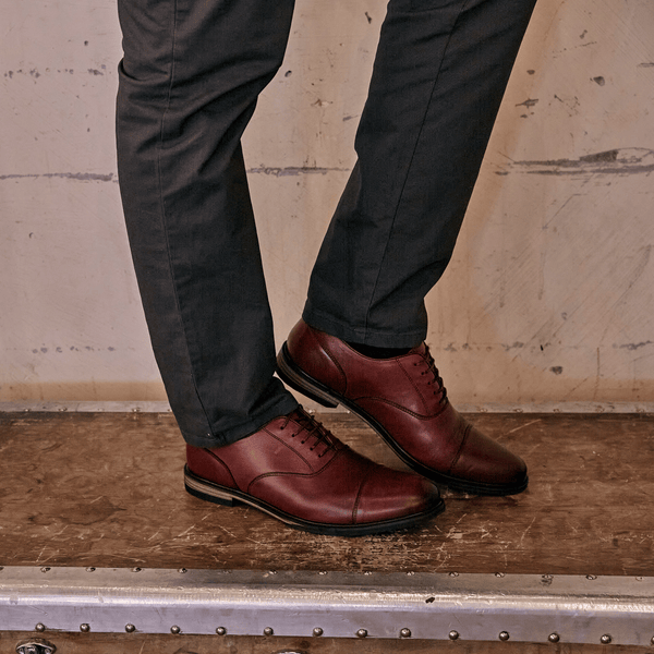 MAUDSLEY // OXBLOOD-Men's Shoes | LANX Proper Men's Shoes