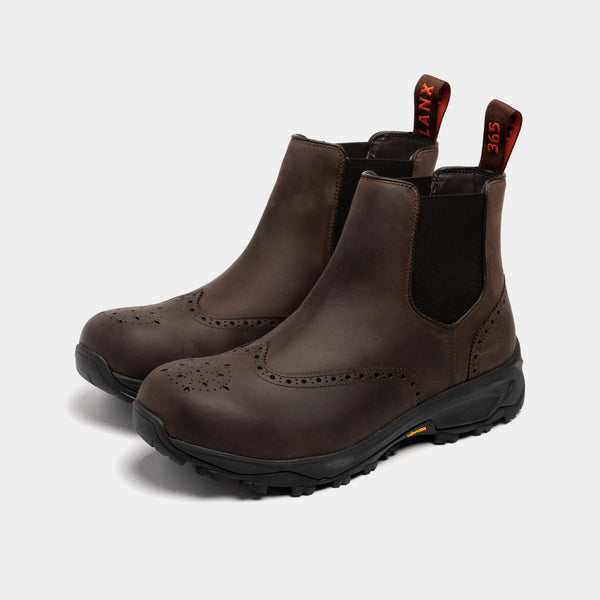 MALHAM // BROWN DISTRESSED-Men's Outdoor | LANX Proper Men's Shoes