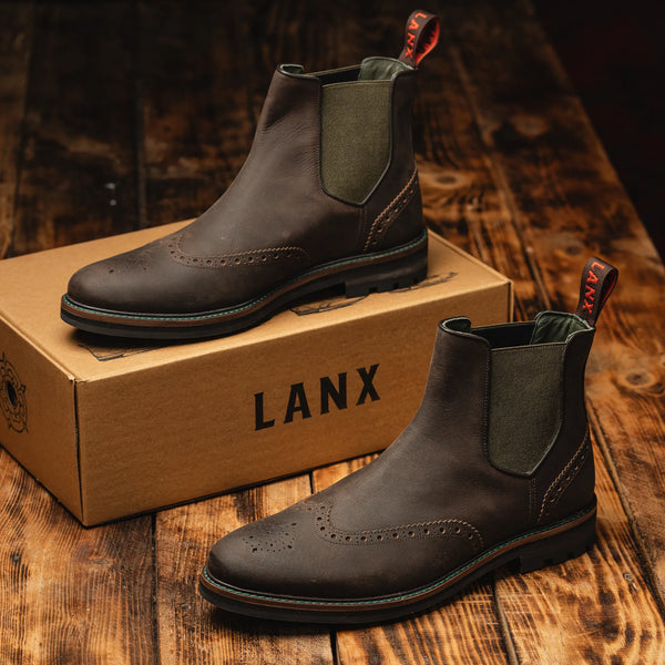 MITTON // BROWN & KHAKI-Men's Chelsea | LANX Proper Men's Shoes