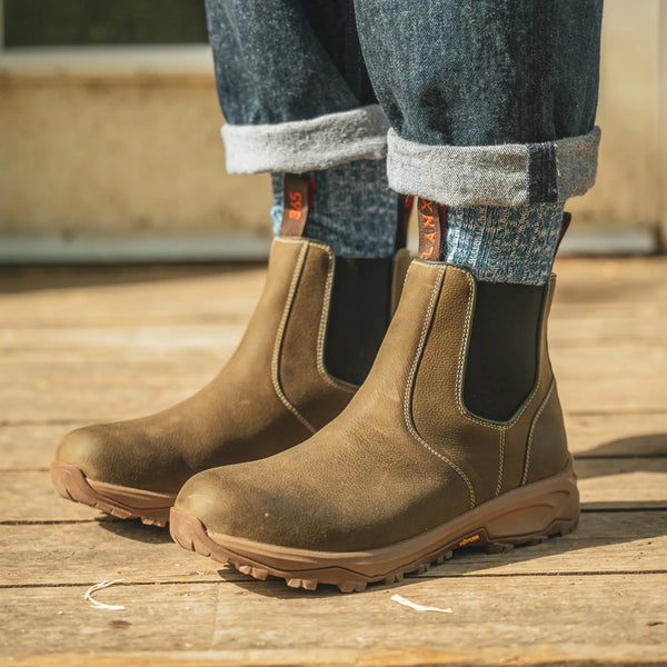 RIBCHESTER // BOTTLE GREEN-Men's Outdoor | LANX Proper Men's Shoes