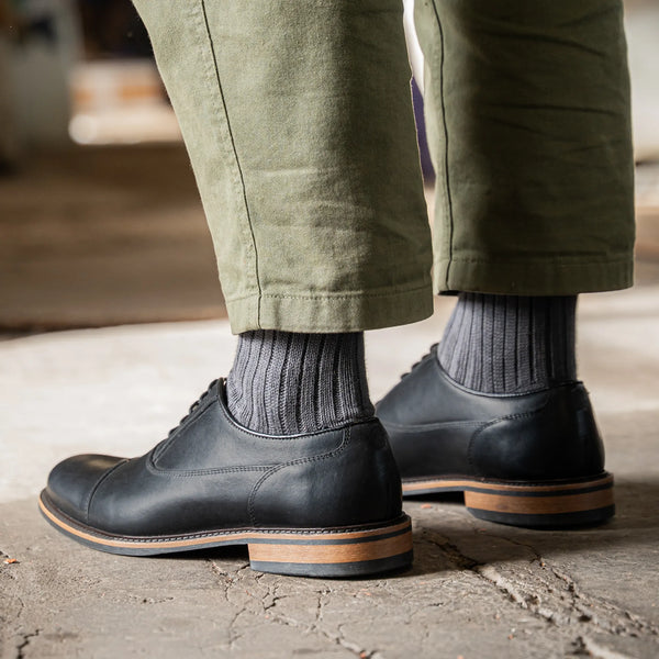 SABDEN // BLACK-Men's Shoes | LANX Proper Men's Shoes