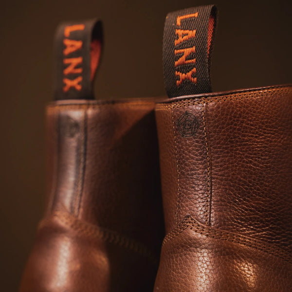 SETTLE // CARAMEL GRAINED-Men's Boots | LANX Proper Men's Shoes