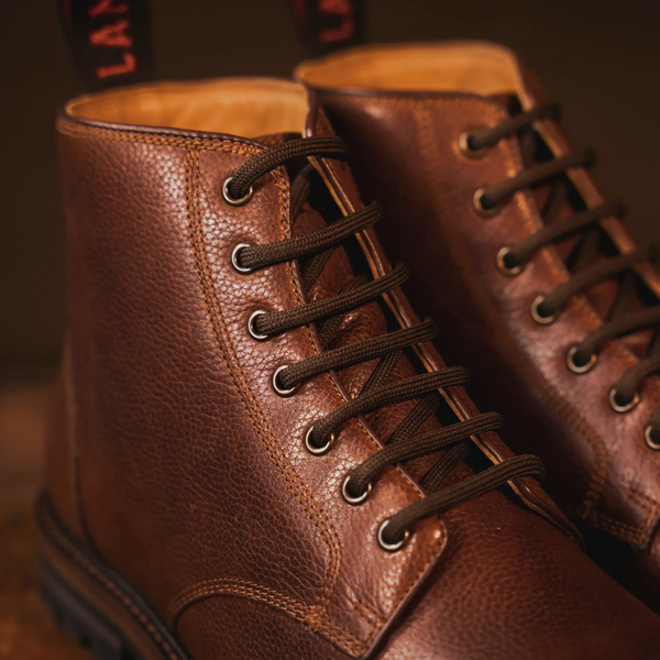 SETTLE // CARAMEL GRAINED-Men's Boots | LANX Proper Men's Shoes