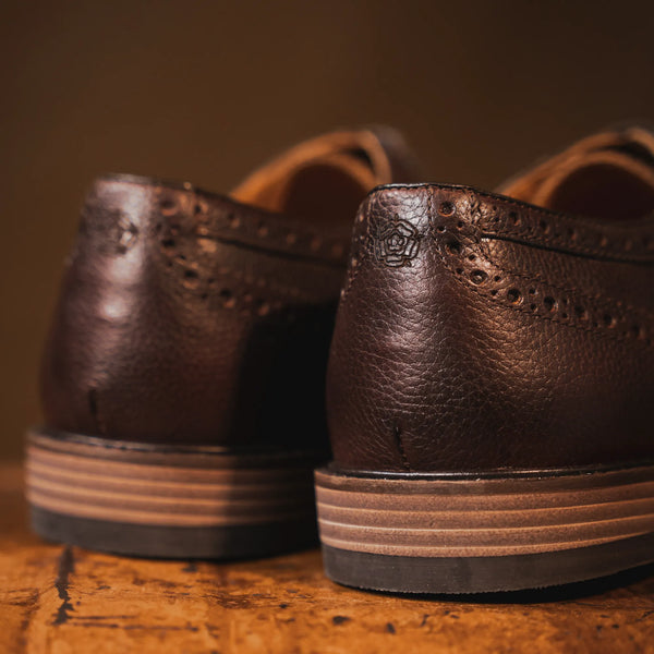 SHIREBURN // CHESTNUT GRAINED-Men's Shoes | LANX Proper Men's Shoes