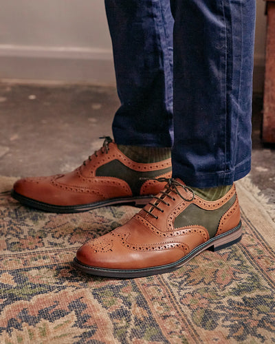 SHIREBURN // TAN & KHAKI-Men's Shoes | LANX Proper Men's Shoes